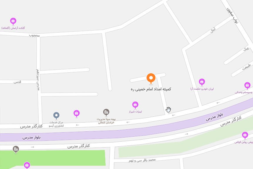نقشه خراسان شمالی