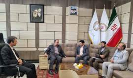 دیدار با مدیر بانک ملی 