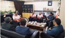 دیدار مدیر کل کمیته امداد خراسان شمالی با مدیرعامل جمعیت هلال احمر استان
